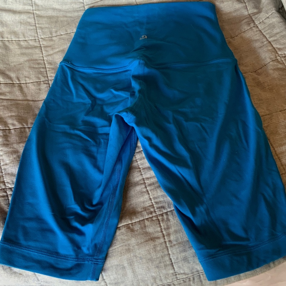 Lululemon bright blue shorts